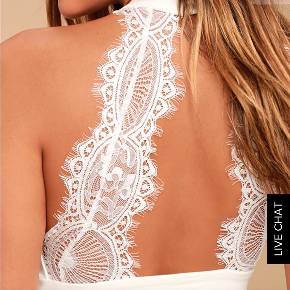 Lulus Ivory Lace Dress! - Picture 3 of 3